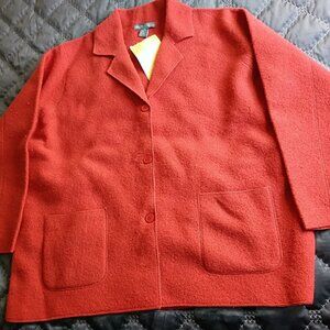 Fall color Women's plus button down cardigan